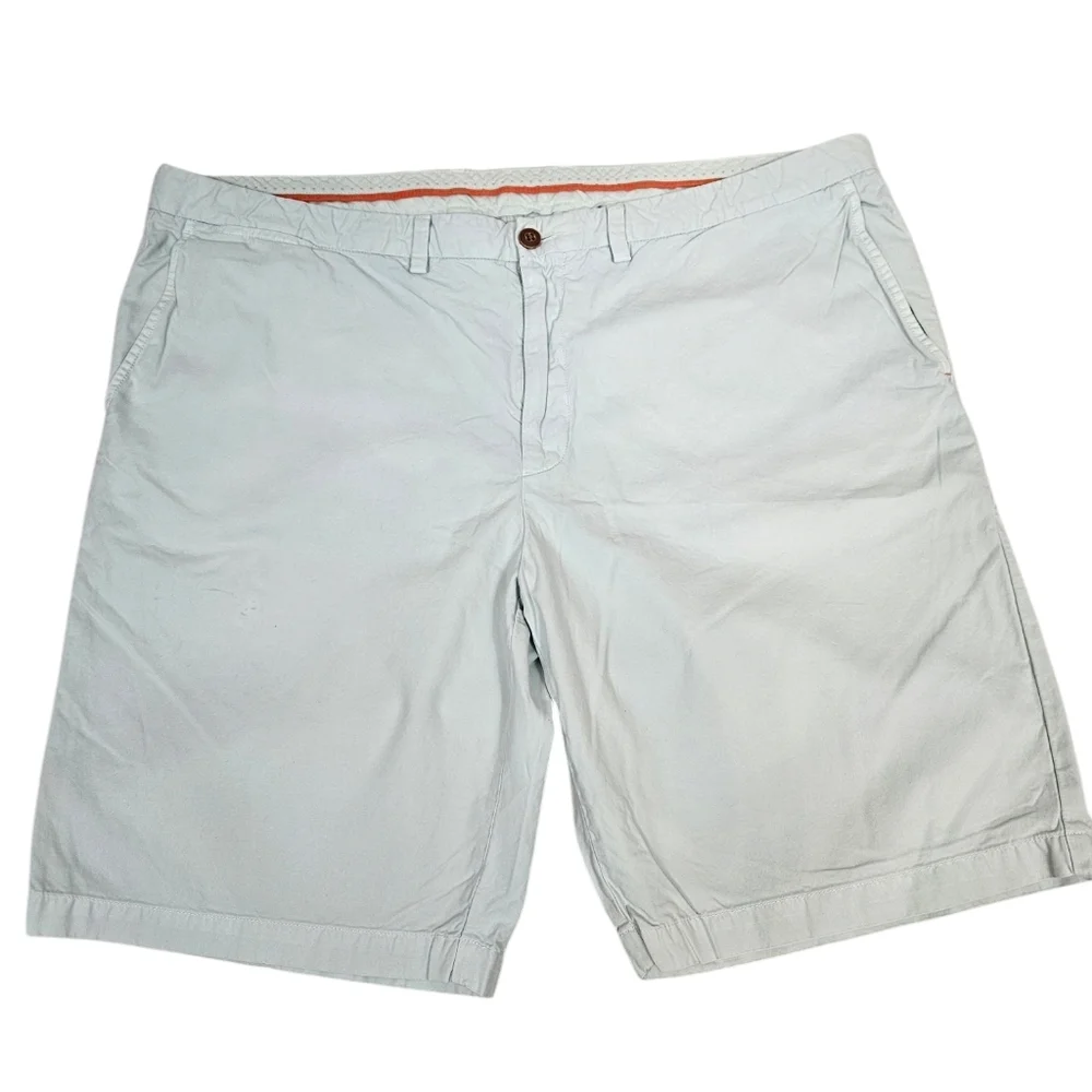Tommy Bahama Bahama Mint Green Flat Front Chino Shorts 9.5